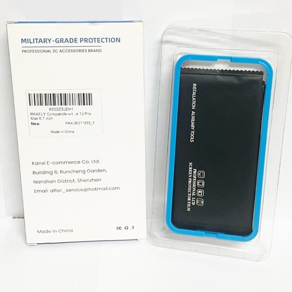 RAXFLY Compatible with iPhone 13 Pro Max Screen Protectors 6.7 inch 3pk - Picture 5 of 5